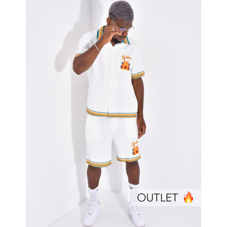 Ensemble short et chemise "Casablanca"