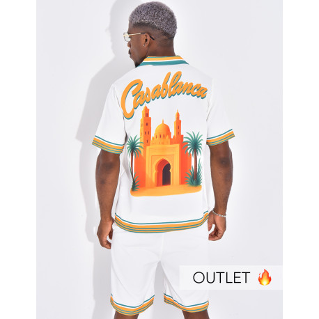 Ensemble short et chemise "Casablanca"