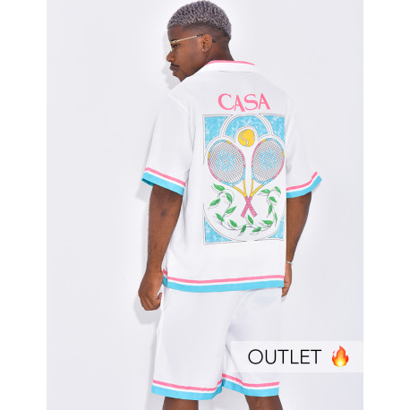 Ensemble short et chemise "CASA"