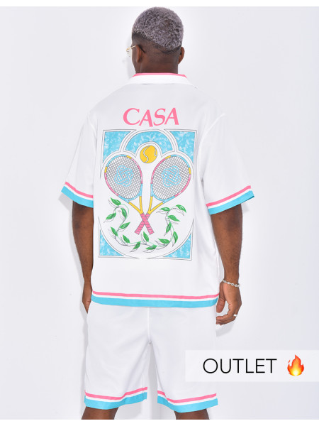 Ensemble short et chemise "CASA"