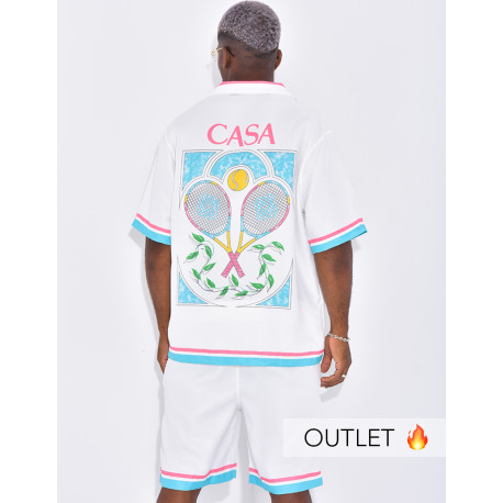 Ensemble short et chemise "CASA"