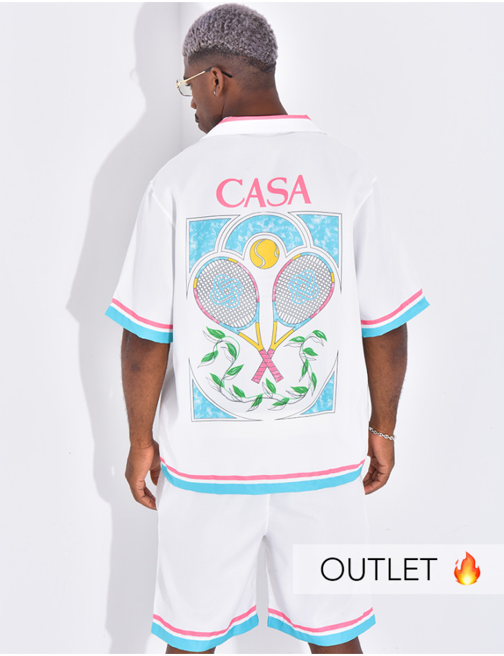 Ensemble short et chemise "CASA"