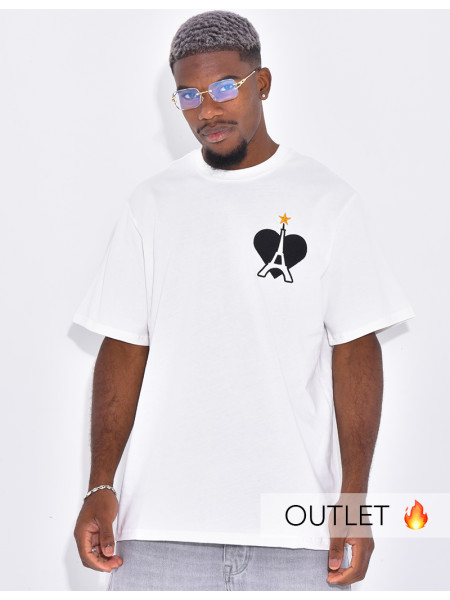 T-shirt coeur & tour eiffel
