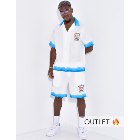 Ensemble short et chemise "Palestine"