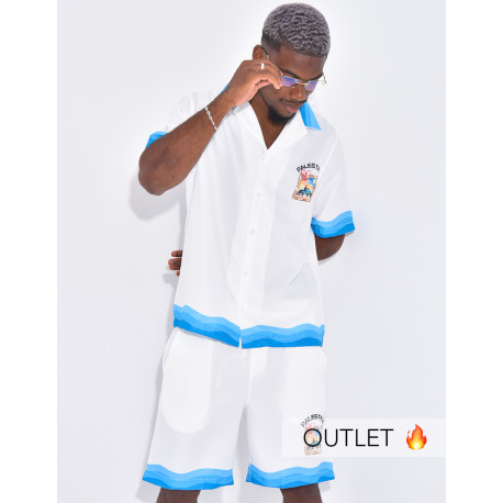 Ensemble short et chemise "Palestine"