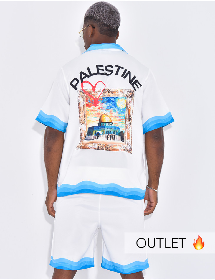Ensemble short et chemise "Palestine"