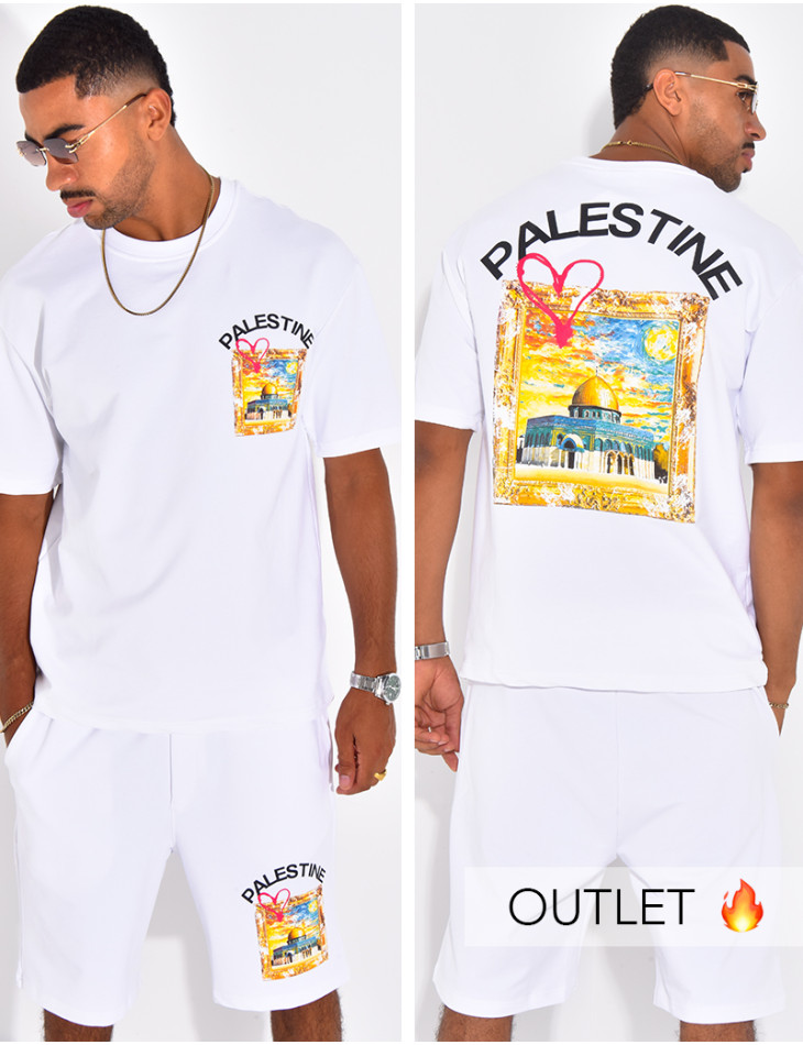Ensemble short et t-shirt "Palestine"