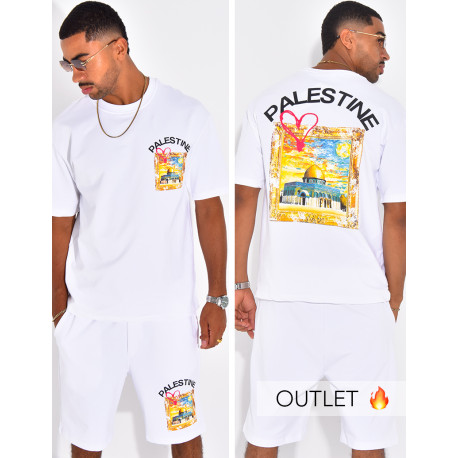 Ensemble short et t-shirt "Palestine"