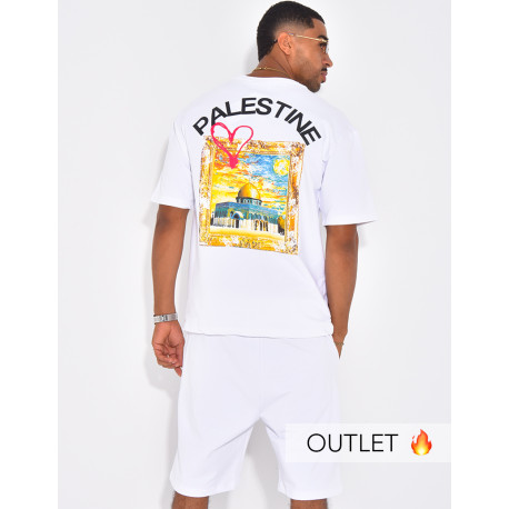 Ensemble short et t-shirt "Palestine"