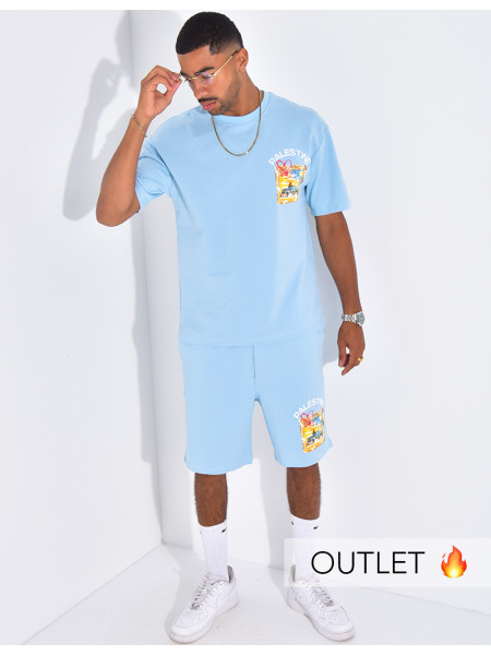 Ensemble short et t-shirt "Palestine"