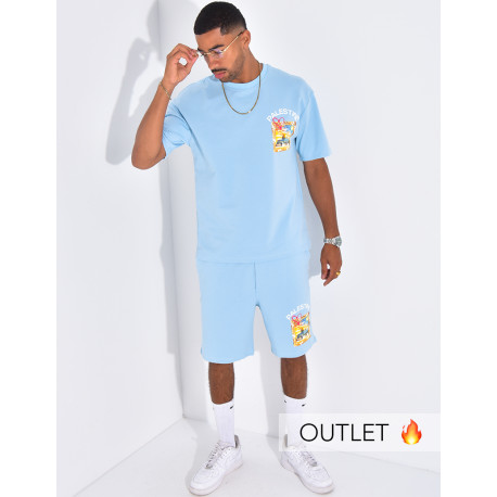 Ensemble short et t-shirt "Palestine"