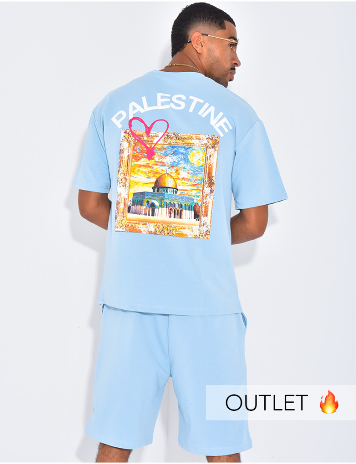 Ensemble short et t-shirt "Palestine"