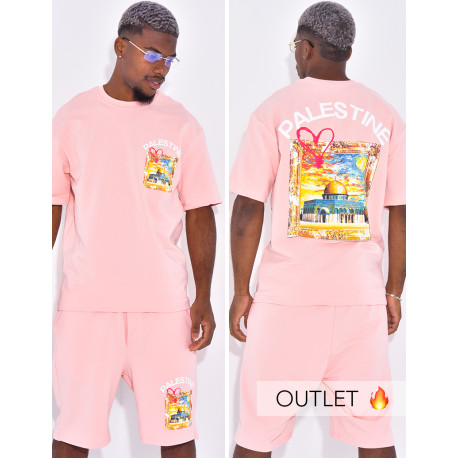 Ensemble short et t-shirt "Palestine"