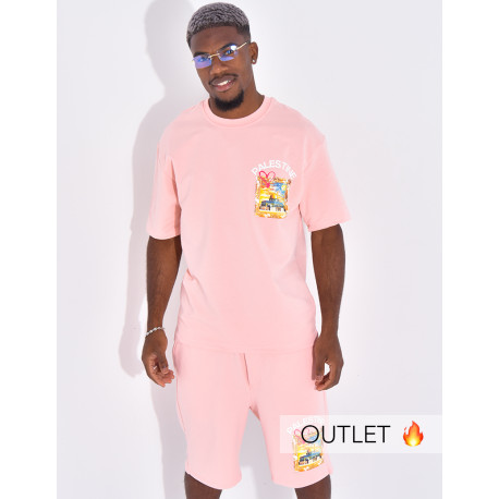 Ensemble short et t-shirt "Palestine"