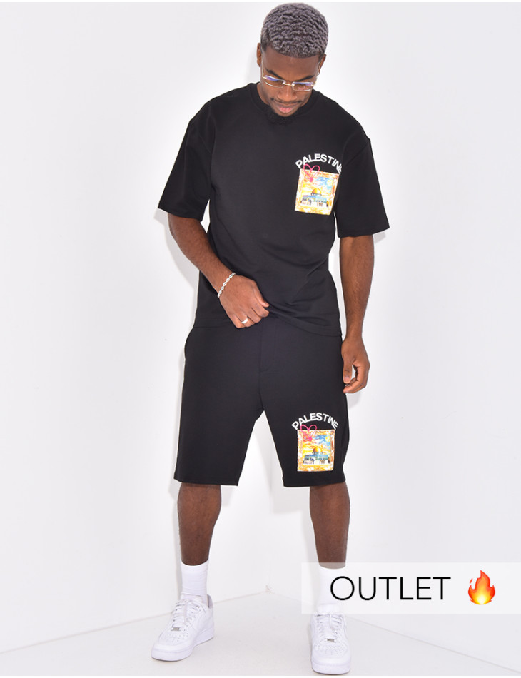 Ensemble short et t-shirt "Palestine"