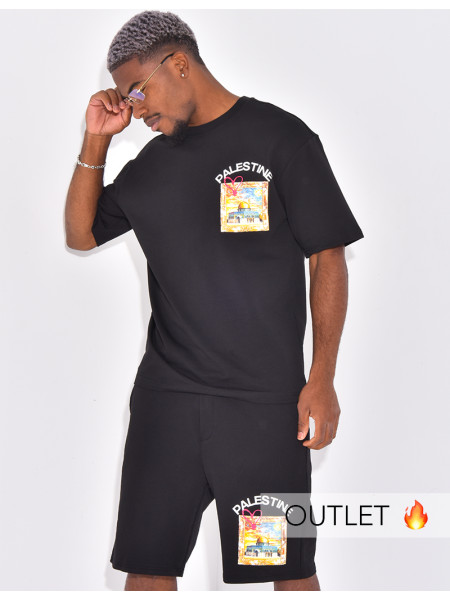 Ensemble short et t-shirt "Palestine"