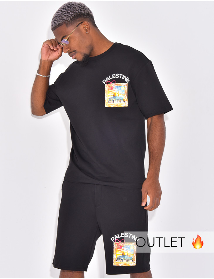Ensemble short et t-shirt "Palestine"