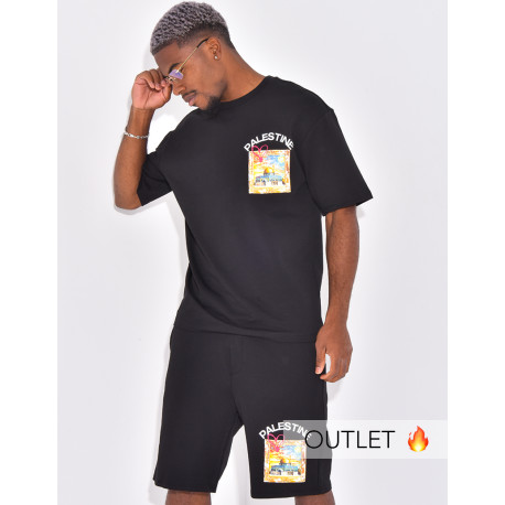 Ensemble short et t-shirt "Palestine"