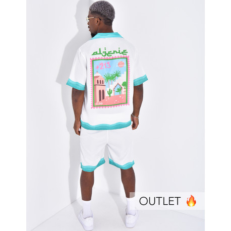 Ensemble short et chemise "Algérie"