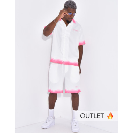 Ensemble short et chemise "Monaco"
