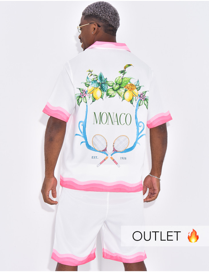 Ensemble short et chemise "Monaco"