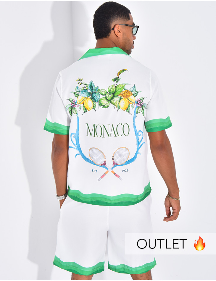 Ensemble short et chemise "Monaco"