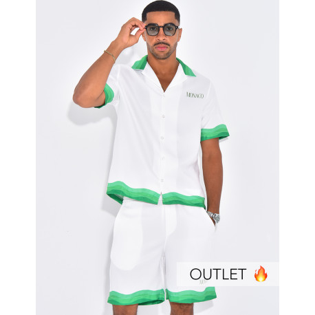 Ensemble short et chemise "Monaco"