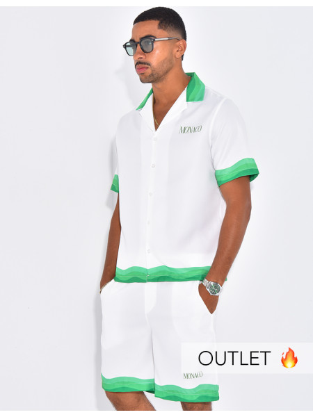 Ensemble short et chemise "Monaco"