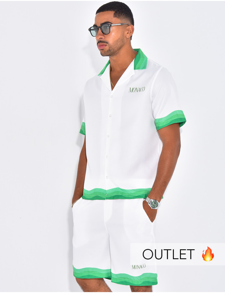 Ensemble short et chemise "Monaco"