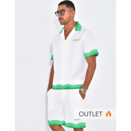 Ensemble short et chemise "Monaco"