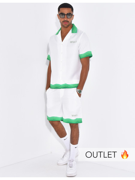 Ensemble short et chemise "Monaco"