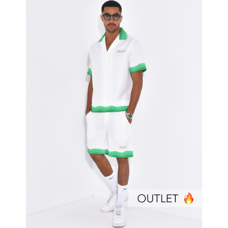 Ensemble short et chemise "Monaco"