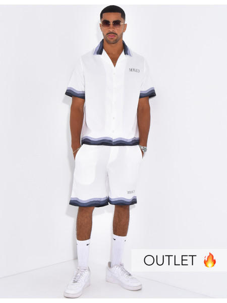 Ensemble short et chemise "Monaco"