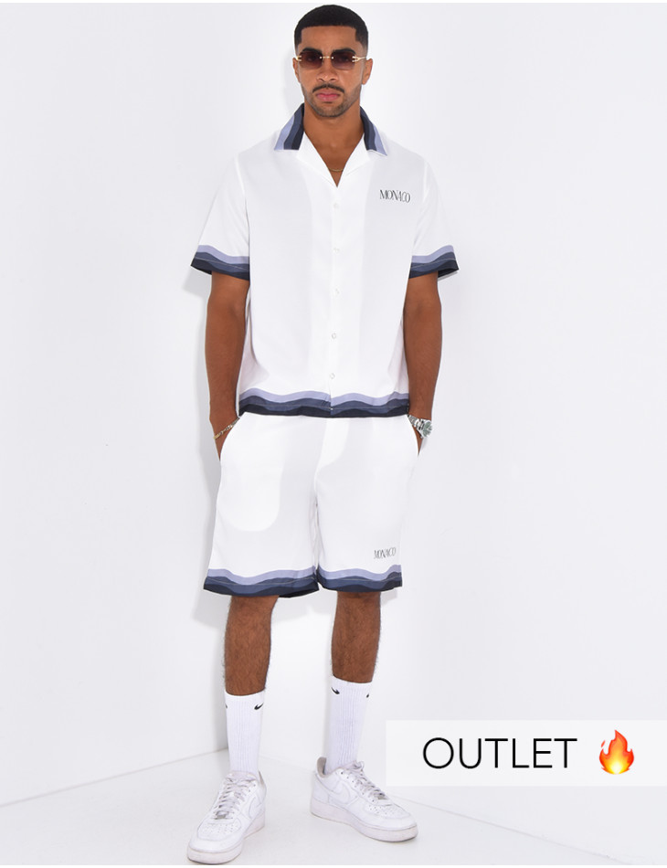 Ensemble short et chemise "Monaco"