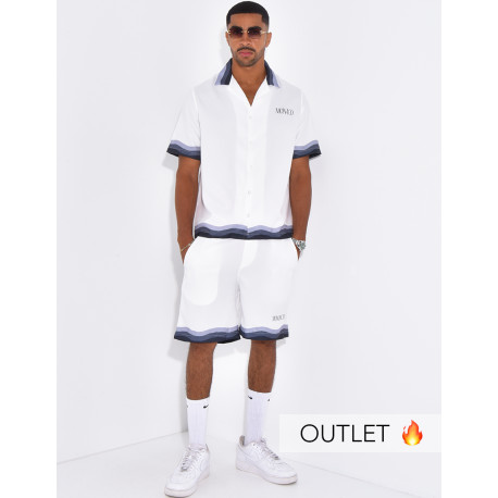 Ensemble short et chemise "Monaco"