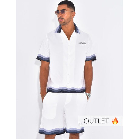 Ensemble short et chemise "Monaco"