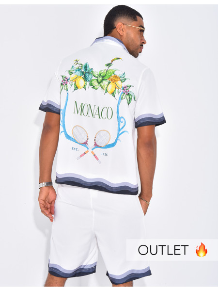 Ensemble short et chemise "Monaco"