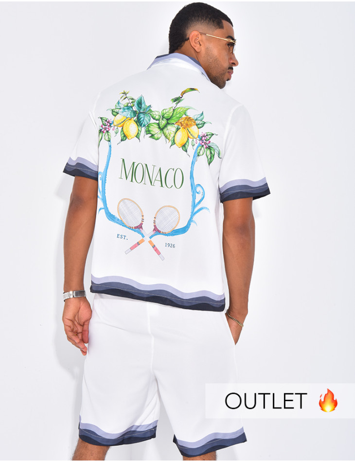 Ensemble short et chemise "Monaco"