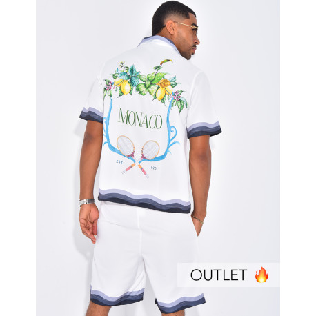 Ensemble short et chemise "Monaco"