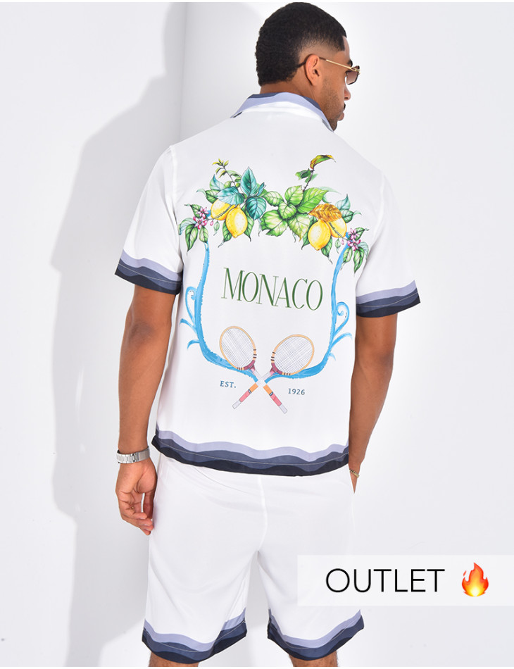 Ensemble short et chemise "Monaco"