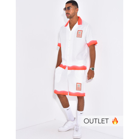 Ensemble short et chemise "Morocco"