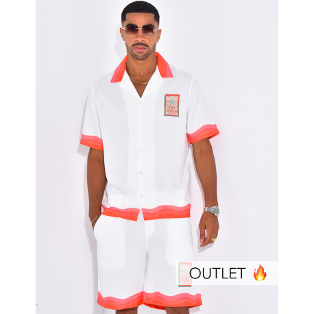 Ensemble short et chemise "Morocco"