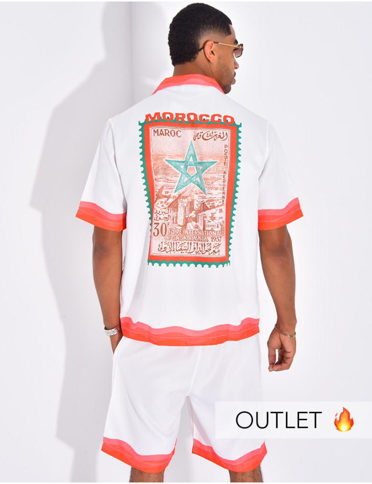 Ensemble short et chemise "Morocco"