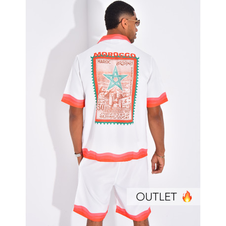 Ensemble short et chemise "Morocco"