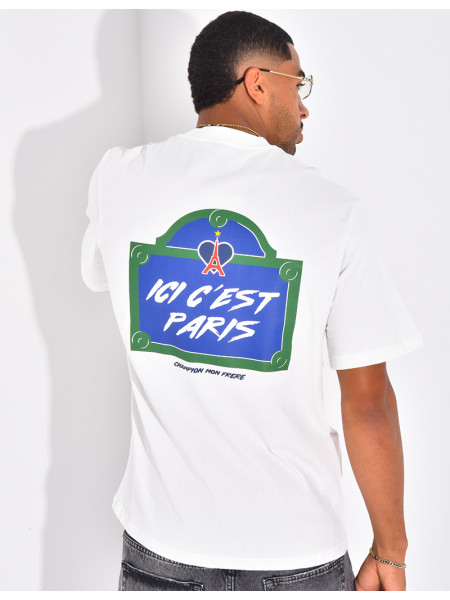 T-shirt "Ici c'est Paris"