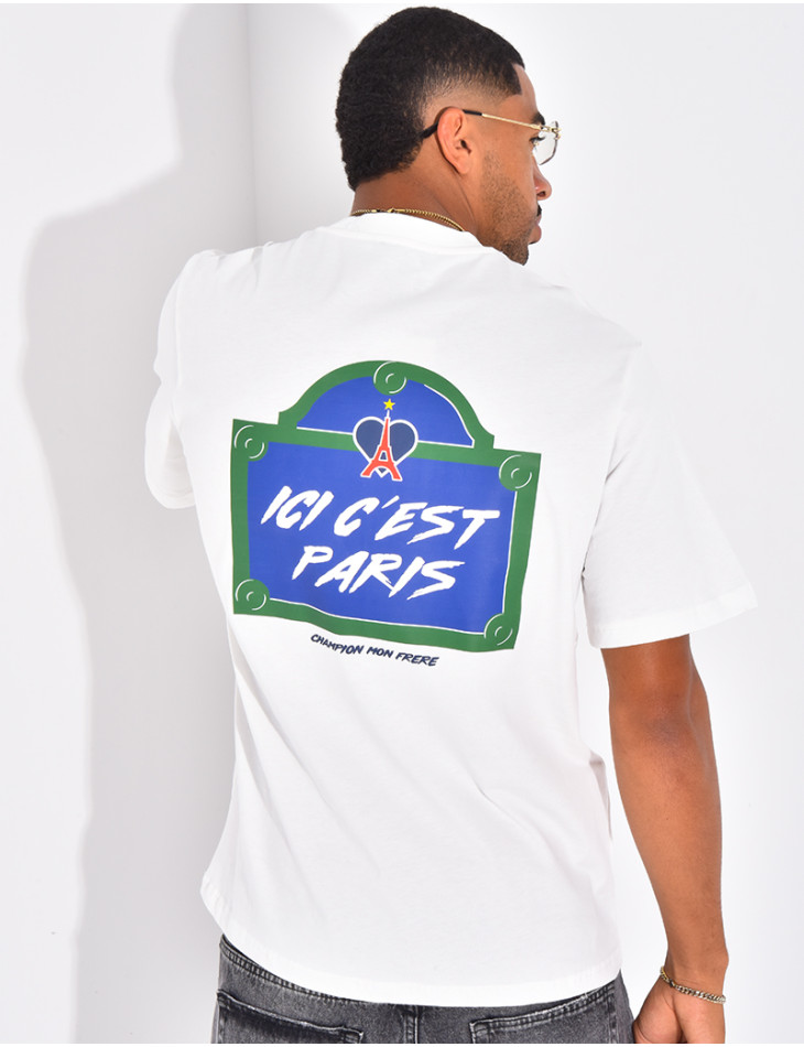 T-shirt "Ici c'est Paris"