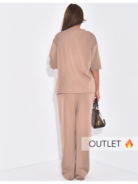 Jogging suit and matching oversize t-shirt