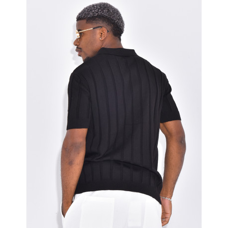 Polo côtelé