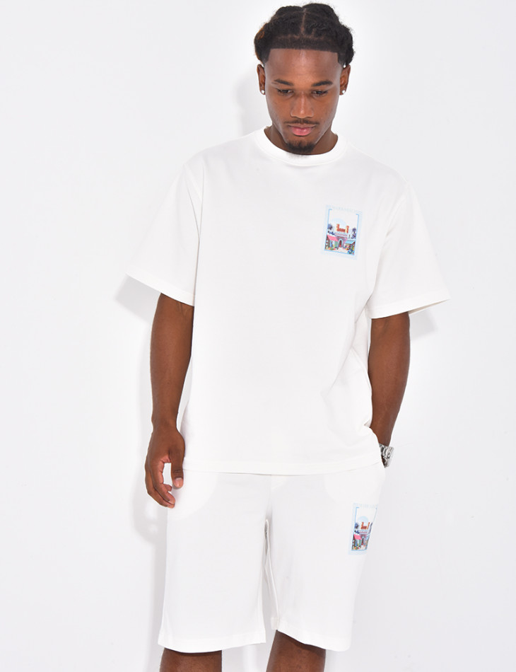 Ensemble short et t-shirt "Marrakech"