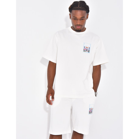 Ensemble short et t-shirt "Marrakech"
